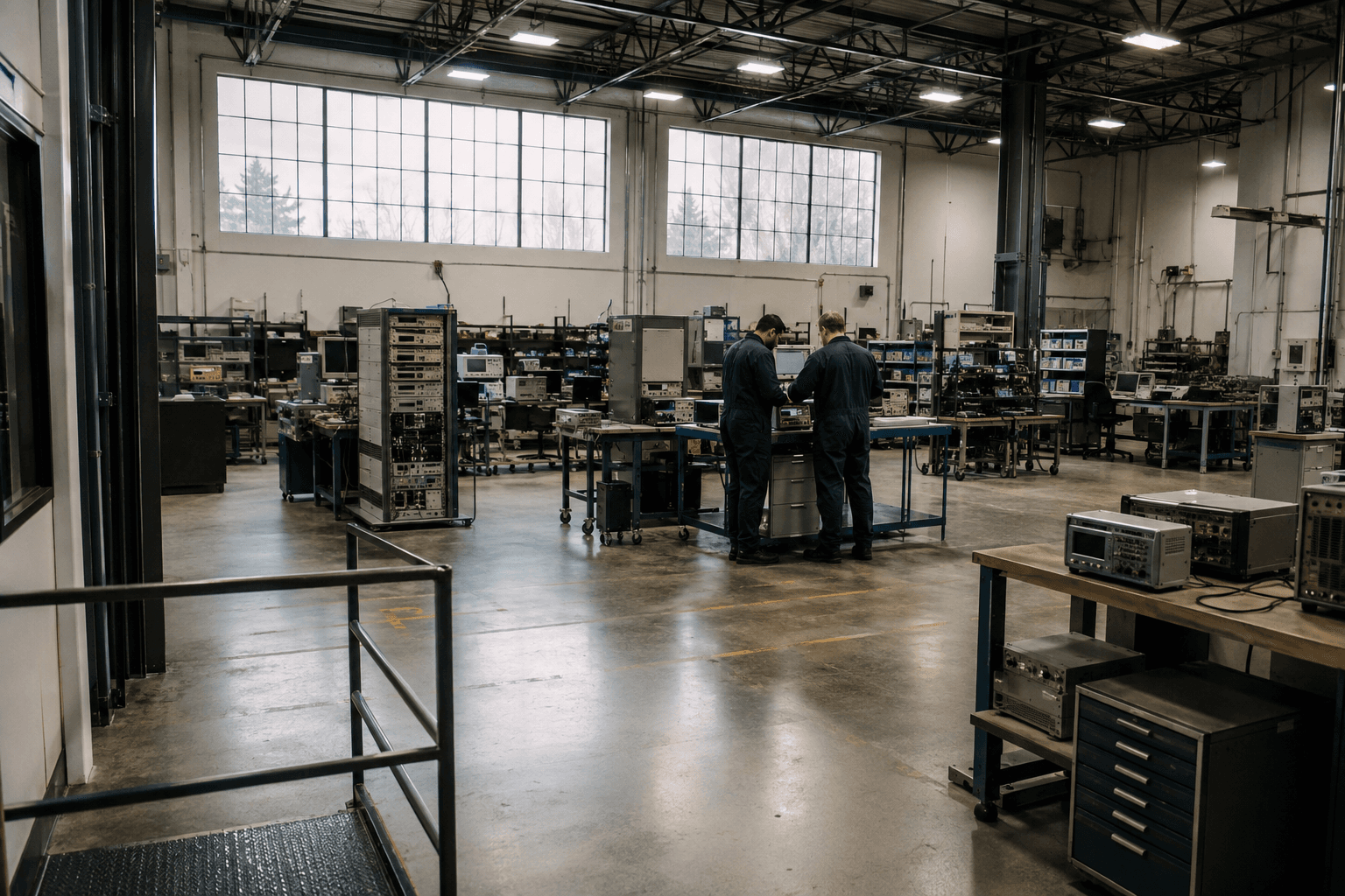 Industrial testing facility
